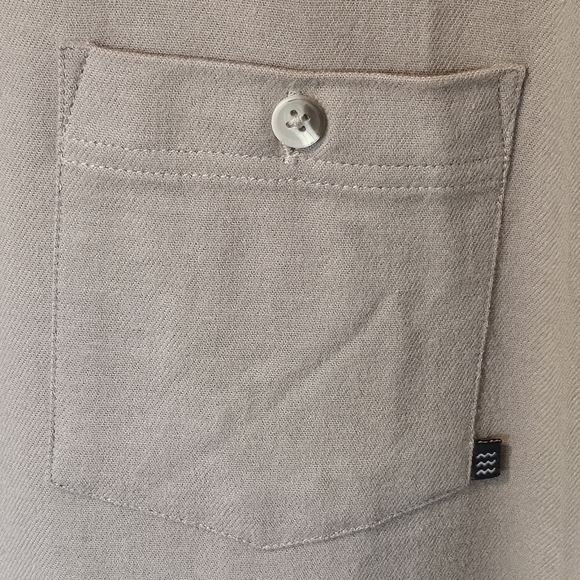 NWT Free Fly Bamboo Flannel Button Up Shirt - Boulder Grey - Size XXL - Picture 3 of 8